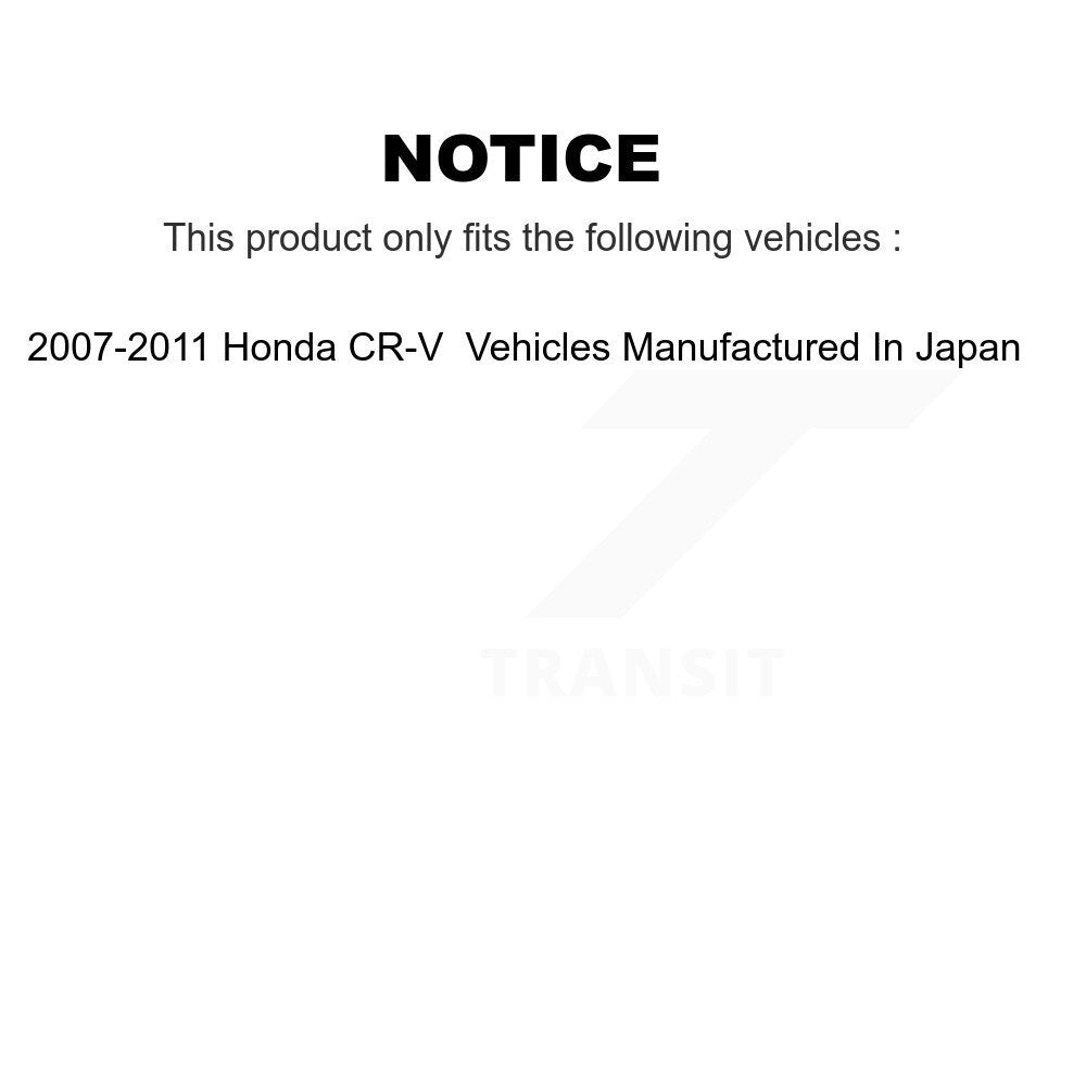 Front Tie Rod End & Boot Kit For 2007-2011 Honda CR-V Vehicles Manufactured In Japan KTB-100096