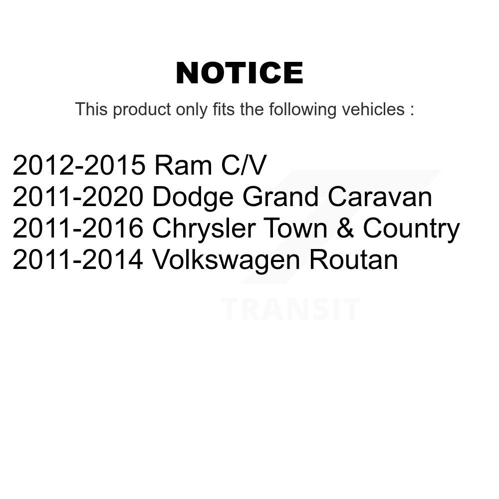 Front Tie Rod End & Boot Kit For Dodge Grand Caravan Chrysler Town Country Ram C/V KTB-100107