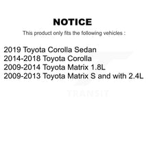 Charger l'image dans la galerie, Front Steering Tie Rod End &amp; Boot Kit For Toyota Corolla Matrix KTB-100116