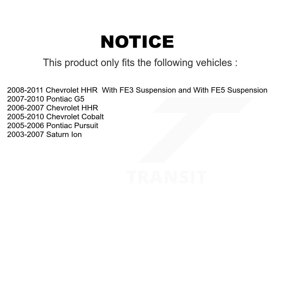 Front Tie Rod End & Boot Kit For Chevrolet Cobalt Pontiac G5 Saturn Ion HHR Pursuit KTB-100125