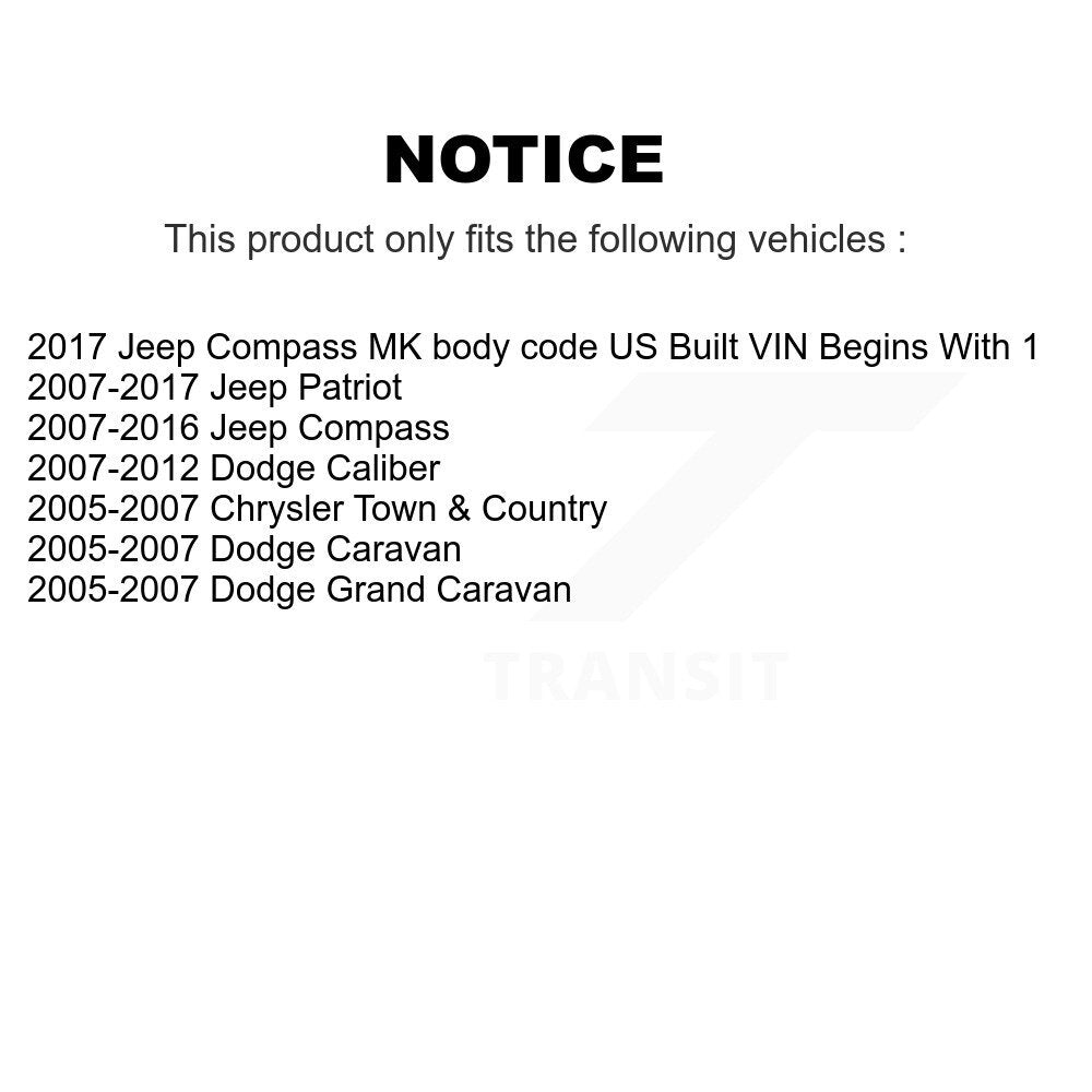 Front Tie Rod End & Boot Kit For Jeep Dodge Patriot Compass Caliber Grand Caravan Town KTB-100130