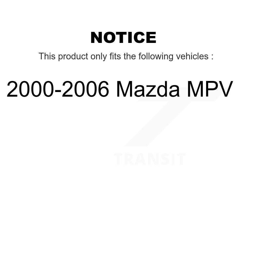 Front Steering Tie Rod End & Boot Kit For 2000-2006 Mazda MPV KTB-100131