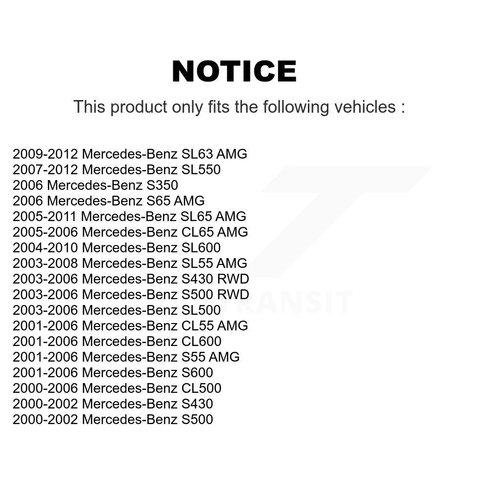 Front Tie Rod End & Boot Kit For Mercedes-Benz SL500 SL550 S430 S500 SL55 AMG SL63 CL500 KTB-100137