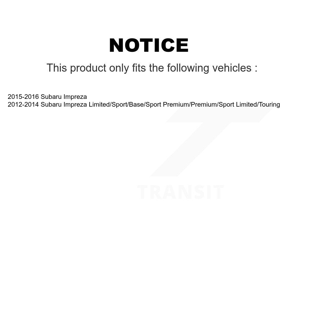 Front Steering Tie Rod End & Boot Kit For Subaru Impreza KTB-100279