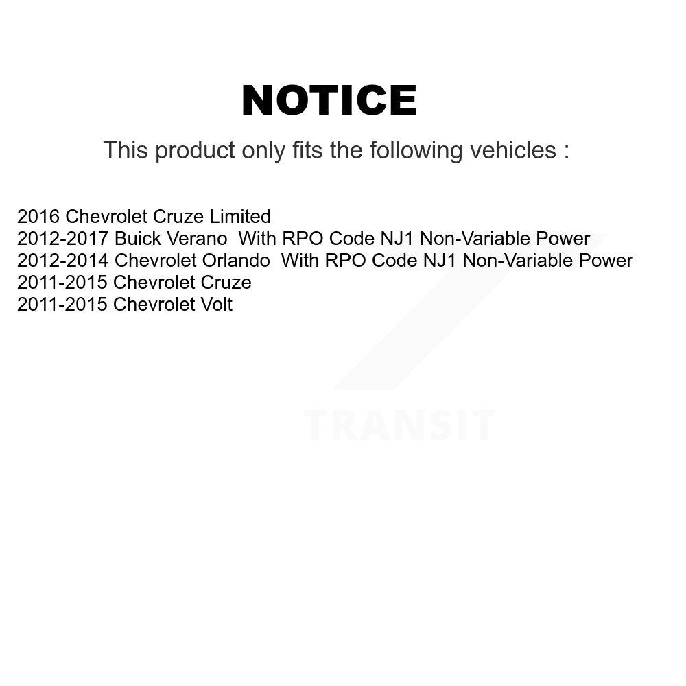 Front Tie Rod End & Boot Kit For Chevrolet Cruze Buick Verano Limited Orlando Volt KTB-100284
