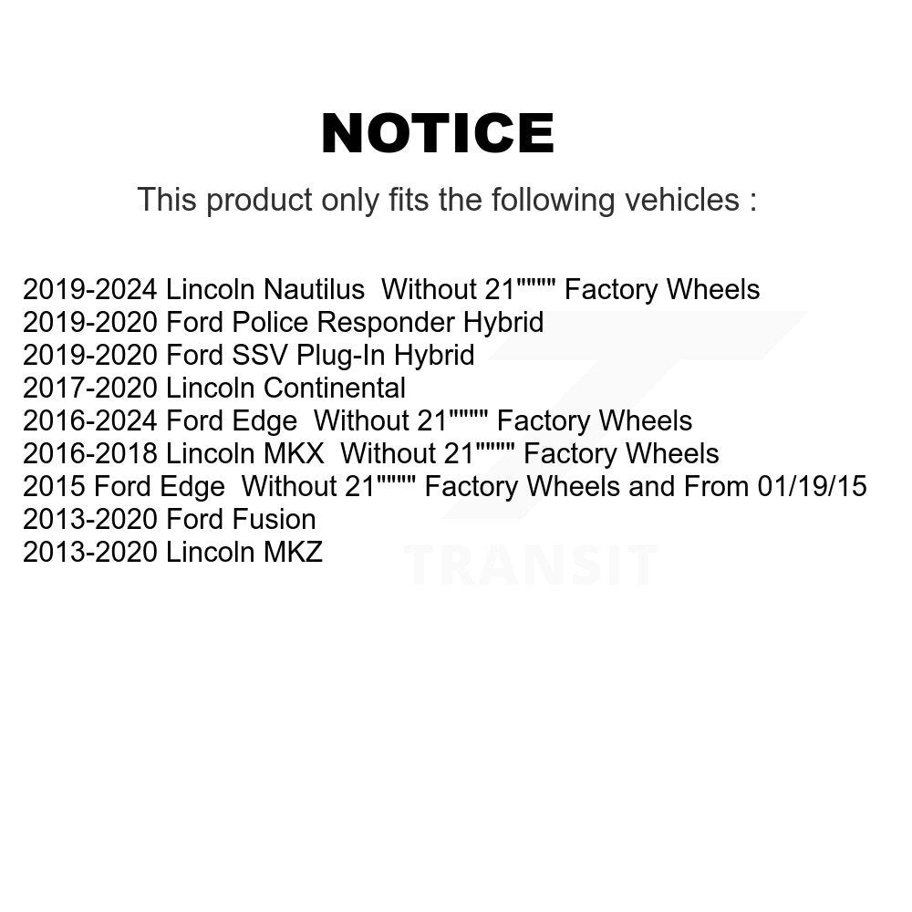 Front Tie Rod End & Boot Kit For Ford Edge Fusion Lincoln Nautilus MKX MKZ Continental KTB-100733