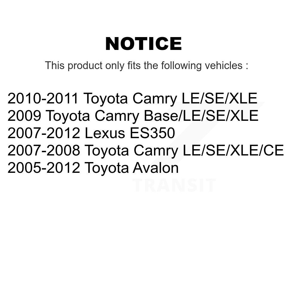 Front Steering Tie Rod End & Boot Kit For Toyota Camry Lexus ES350 Avalon KTB-100752