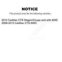 Charger l'image dans la galerie, Front Steering Tie Rod End &amp; Boot Kit For Cadillac CTS KTB-100781
