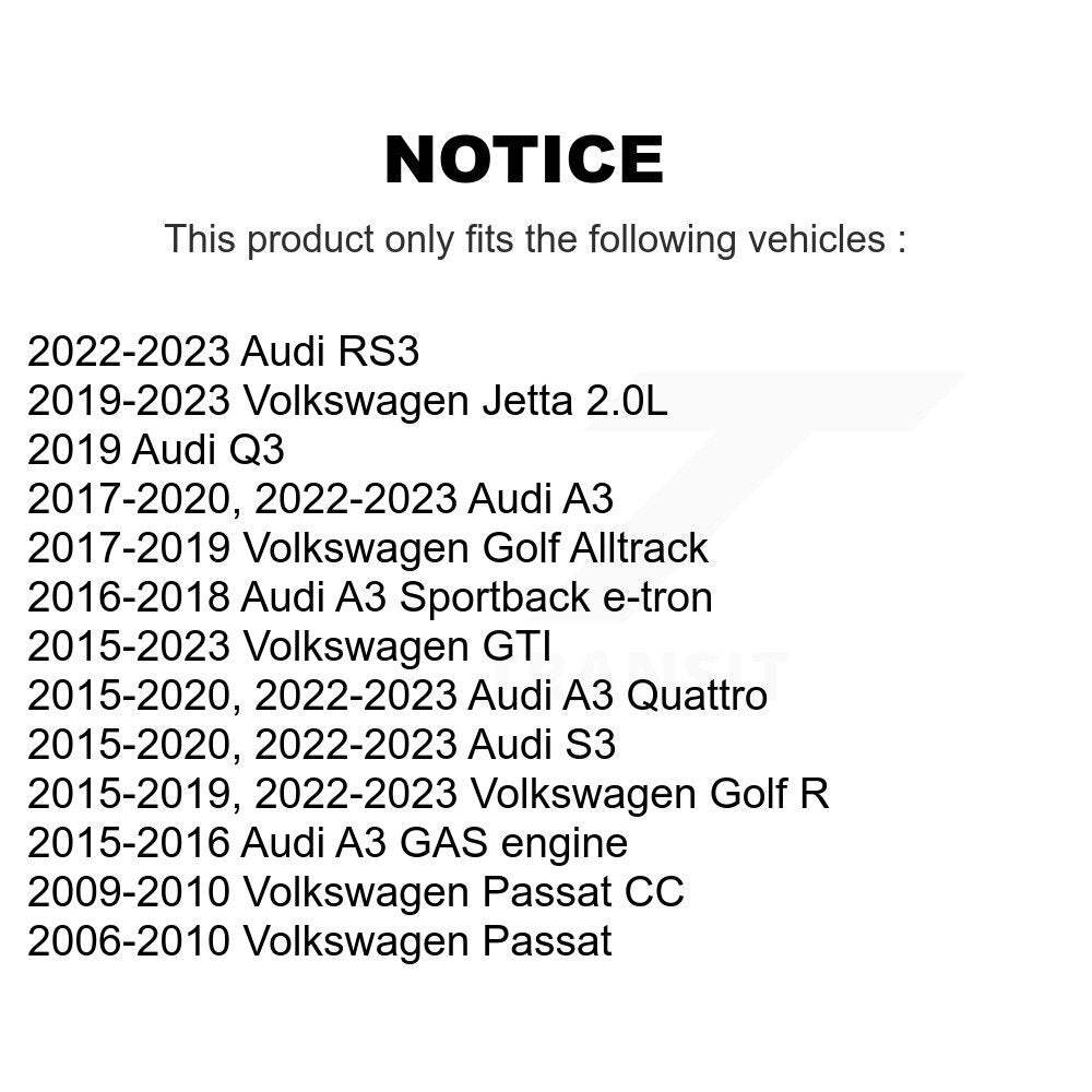 Front Tie Rod End & Boot Kit For Volkswagen Jetta Audi GTI A3 Quattro Golf R Alltrack S3 KTB-100784