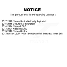 Charger l'image dans la galerie, Front Steering Tie Rod End &amp; Boot Kit For Nissan Sentra LEAF NV200 Chevrolet City Express KTB-100816