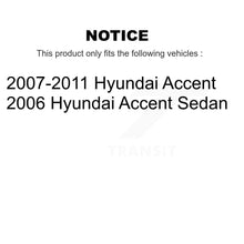 Charger l'image dans la galerie, Front Steering Tie Rod End &amp; Boot Kit For Hyundai Accent KTB-100827