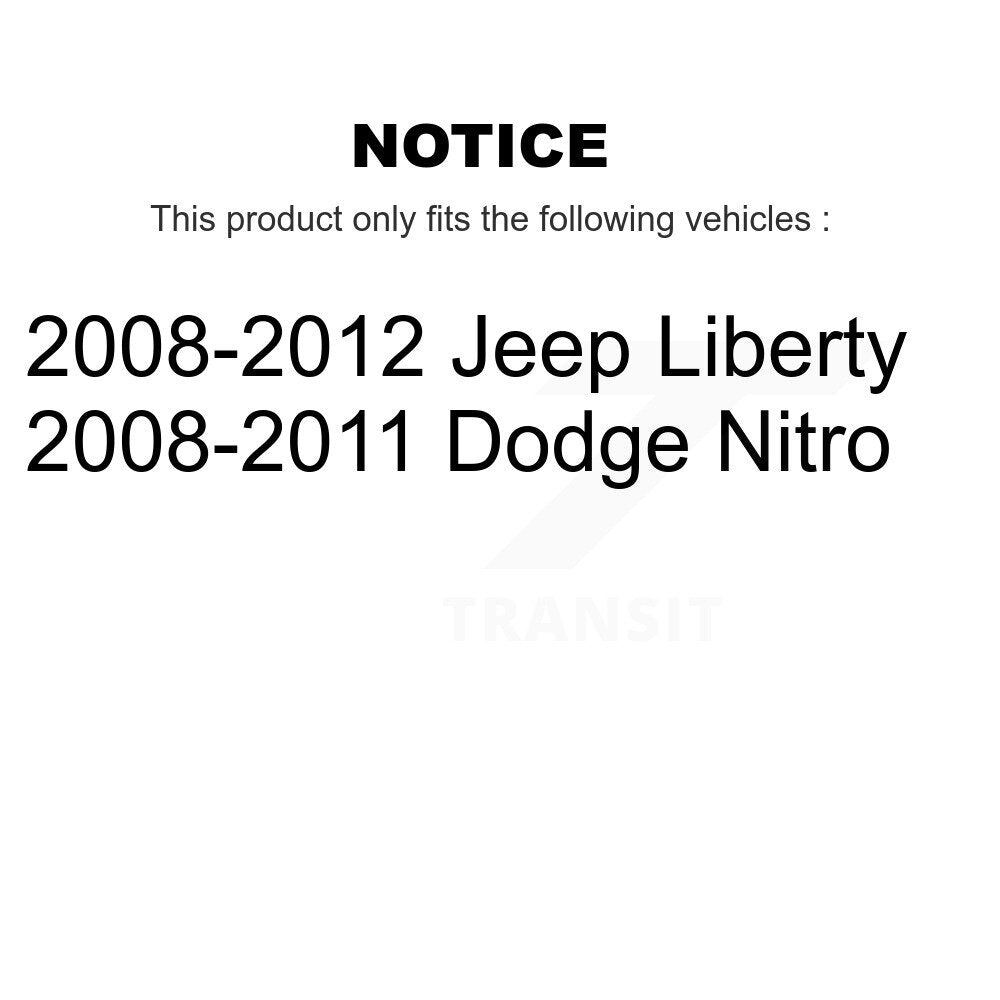 Front Steering Tie Rod End & Boot Kit For Jeep Liberty Dodge Nitro KTB-100831