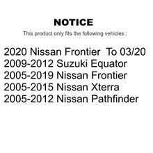 Charger l'image dans la galerie, Front Tie Rod End &amp; Boot Kit For Nissan Frontier Pathfinder Xterra Suzuki Equator KTB-100852