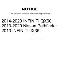 Charger l'image dans la galerie, Front Steering Tie Rod End &amp; Boot Kit For Nissan Pathfinder INFINITI QX60 JX35 KTB-100854