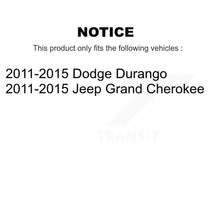 Charger l'image dans la galerie, Front Steering Tie Rod End &amp; Boot Kit For 2011-2015 Jeep Grand Cherokee Dodge Durango KTB-100856