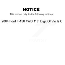 Charger l'image dans la galerie, Front Steering Tie Rod End &amp; Boot Kit For 2004 Ford F-150 4WD 11th Digit Of Vin Is C KTB-100870
