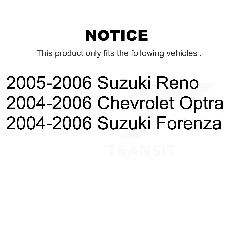 Front Rear Ceramic Brake Pads Kit For Suzuki Forenza Reno Chevrolet Optra