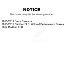 Load image into Gallery viewer, Front Rear Ceramic Brake Pads Kit For Buick Cascada Cadillac ELR