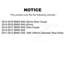 Load image into Gallery viewer, Front Rear Ceramic Brake Pads Kit For BMW 535i 640i Gran Coupe xDrive