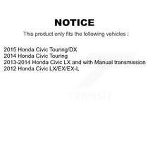 Charger l&#39;image dans la galerie, Front Rear Ceramic Brake Pads Kit For Honda Civic