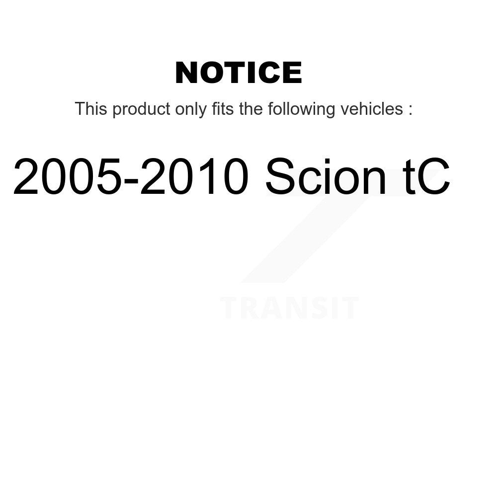 Front Rear Ceramic Brake Pads Kit For 2005-2010 Scion tC