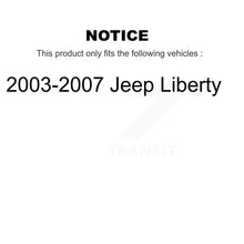 Charger l&#39;image dans la galerie, Front Rear Ceramic Brake Pads Kit For 2003-2007 Jeep Liberty