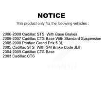 Load image into Gallery viewer, Front Rear Ceramic Brake Pads Kit For Cadillac Pontiac Grand Prix CTS STS