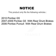 Load image into Gallery viewer, Front Rear Ceramic Brake Pads Kit For Pontiac G5 Pursuit