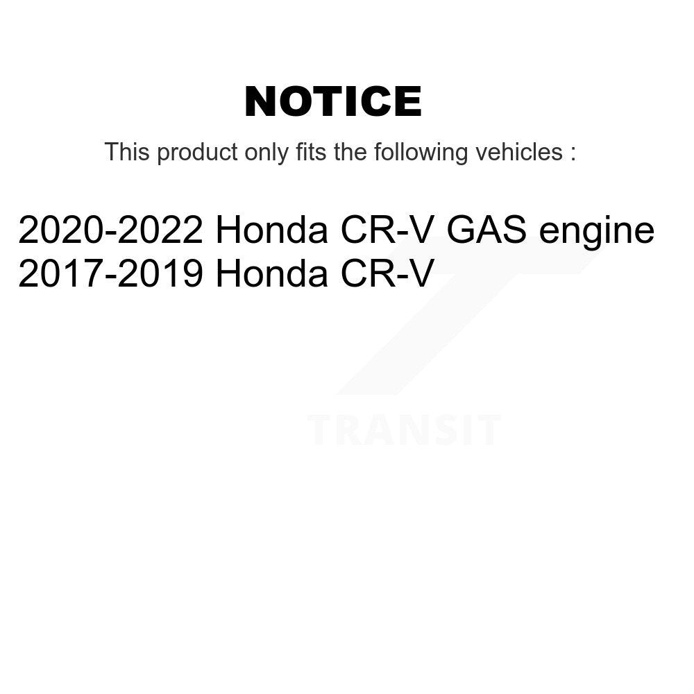 Front Rear Ceramic Brake Pads Kit For Honda CR-V