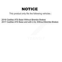 Charger l&#39;image dans la galerie, Front Rear Ceramic Brake Pads Kit For Cadillac ATS