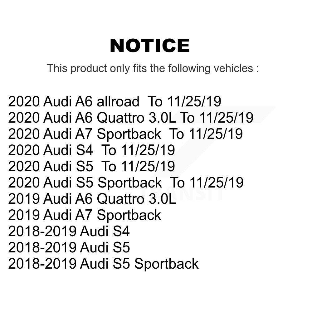 Front Rear Ceramic Brake Pads Kit For Audi A6 Quattro S5 S4 Sportback allroad A7