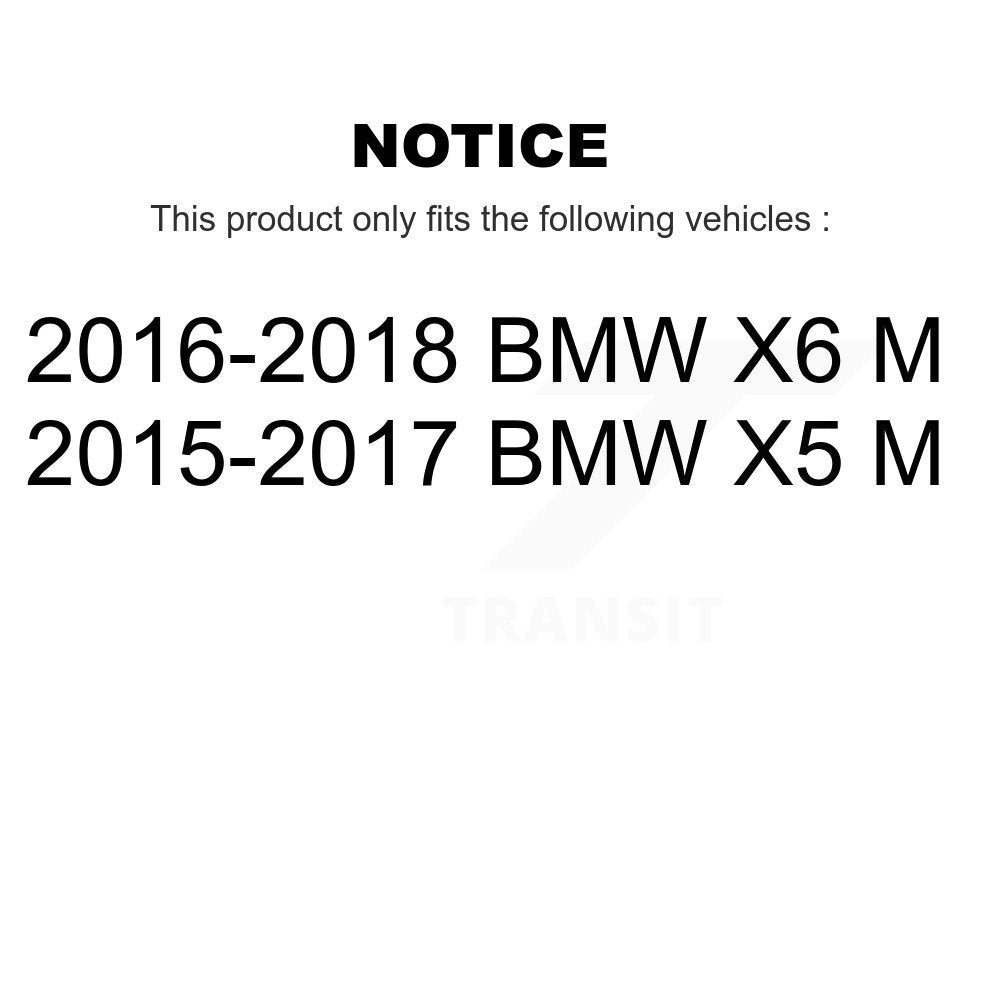 Front Rear Ceramic Brake Pads Kit For BMW X5 X6 M