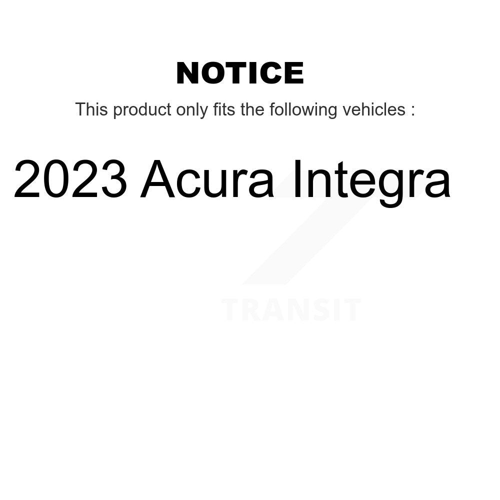 Front Rear Ceramic Brake Pads Kit For 2023 Acura Integra