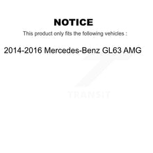 Charger l&#39;image dans la galerie, Front Rear Ceramic Brake Pads Kit For 2014-2016 Mercedes-Benz GL63 AMG