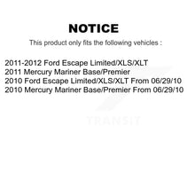 Charger l&#39;image dans la galerie, Front Rear Ceramic Brake Pads And Drum Shoes Kit For Ford Escape Mercury Mariner