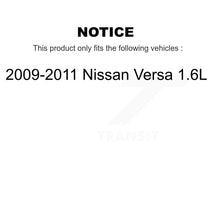 Load image into Gallery viewer, Front Rear Ceramic Brake Pads And Drum Shoes Kit For 2009-2011 Nissan Versa 1.6L