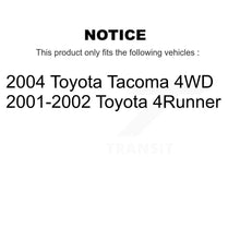 Load image into Gallery viewer, Front Rear Ceramic Brake Pads And Drum Shoes Kit For Toyota Tacoma 4Runner