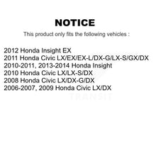 Load image into Gallery viewer, Front Rear Ceramic Brake Pads And Drum Shoes Kit For Honda Civic Insight