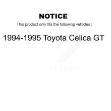 Load image into Gallery viewer, Front Rear Ceramic Brake Pads And Drum Shoes Kit For 1994-1995 Toyota Celica GT