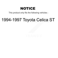 Load image into Gallery viewer, Front Rear Ceramic Brake Pads And Drum Shoes Kit For 1994-1997 Toyota Celica ST