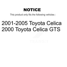 Load image into Gallery viewer, Front Rear Ceramic Brake Pads And Drum Shoes Kit For Toyota Celica