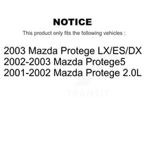 Load image into Gallery viewer, Front Rear Ceramic Brake Pads And Drum Shoes Kit For Mazda Protege Protege5