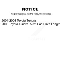 Load image into Gallery viewer, Front Rear Ceramic Brake Pads And Drum Shoes Kit For Toyota Tundra