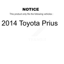 Load image into Gallery viewer, Front Rear Ceramic Brake Pads And Drum Shoes Kit For 2014 Toyota Prius