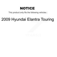 Load image into Gallery viewer, Front Rear Ceramic Brake Pads And Drum Shoe Kit For 2009 Hyundai Elantra Touring