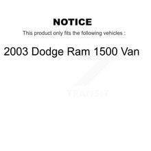 Load image into Gallery viewer, Front Rear Ceramic Brake Pads And Drum Shoes Kit For 2003 Dodge Ram 1500 Van