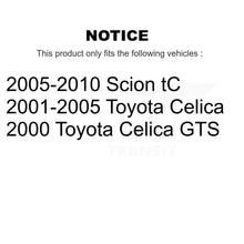 Load image into Gallery viewer, Front Rear Ceramic Brake Pads &amp; Parking Shoe Kit For Scion tC Toyota Celica