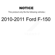 Charger l&#39;image dans la galerie, Front Rear Ceramic Brake Pads And Parking Shoe Kit For 2010-2011 Ford F-150