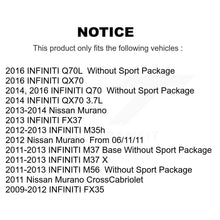 Load image into Gallery viewer, Front Rear Ceramic Brake Pads &amp; Parking Shoe Kit For Nissan Murano INFINITI FX35