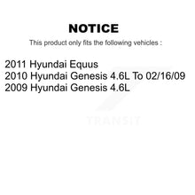 Load image into Gallery viewer, Front Rear Ceramic Brake Pads And Parking Shoes Kit For Hyundai Genesis Equus